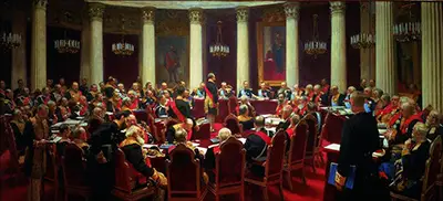 Ceremonial Meeting of the State Council Ilya Repin
